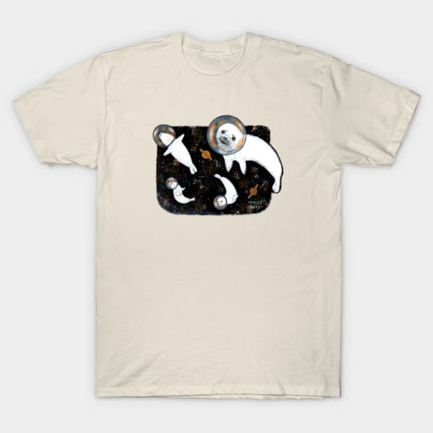 Baby Seals in Space T-Shirt by mnutz